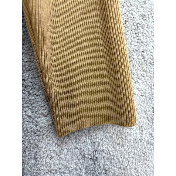 Linea by Louis Dell'Olio Suede Leather Jacket Women Small Tan Lined Button Front - Picture 5 of 10